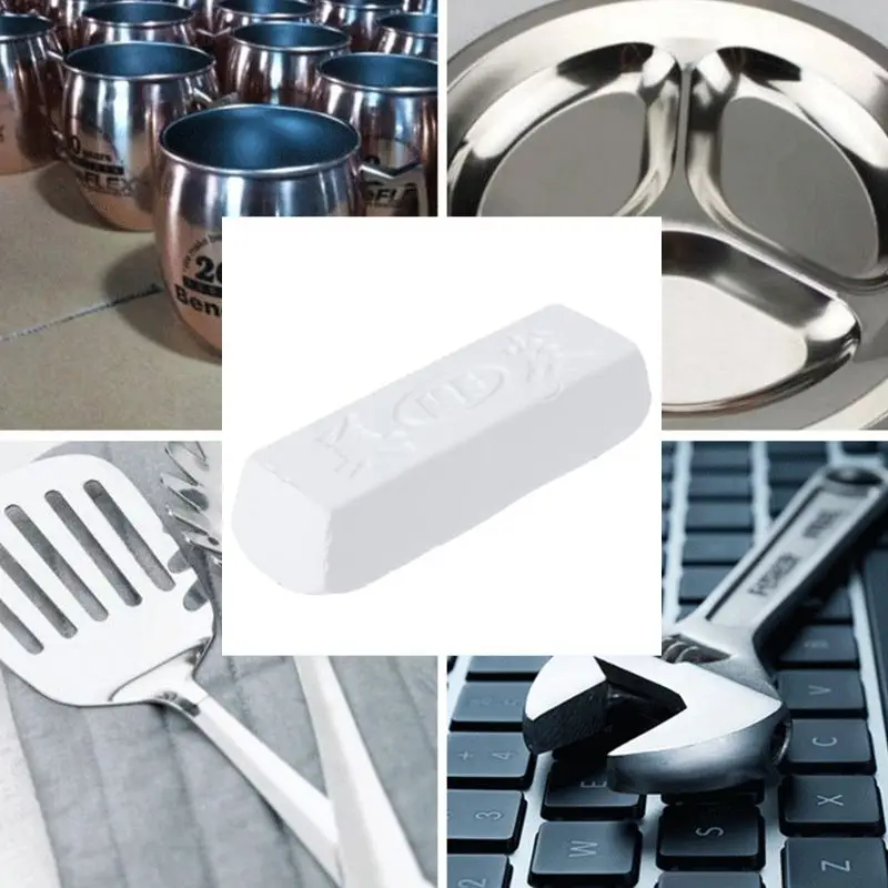 

White Abrasive Polishing Paste Wax For High Lustre Compound Compound Finishing Metals Grinding LX0C