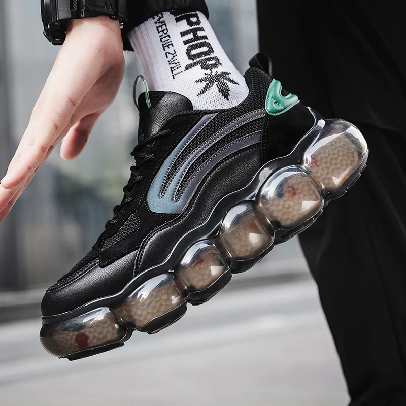 Новинка Обувь из сетчатого материала Для мужчин кроссовки дышащие мягкие