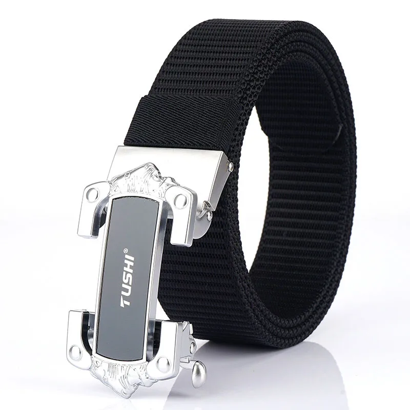 

Belt men's tide outdoor thick canvas casual overalls belt trend Korean personality nylon quick-drying belt