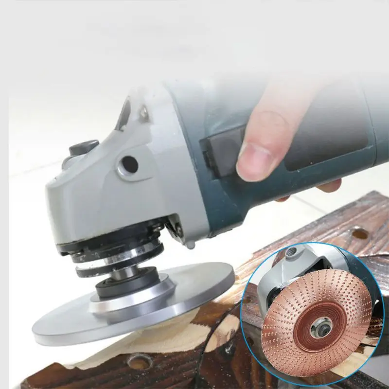 

Blue Woodworking Carbide Wood Sanding Carving Angle Grinder Disc Tool Grinding
