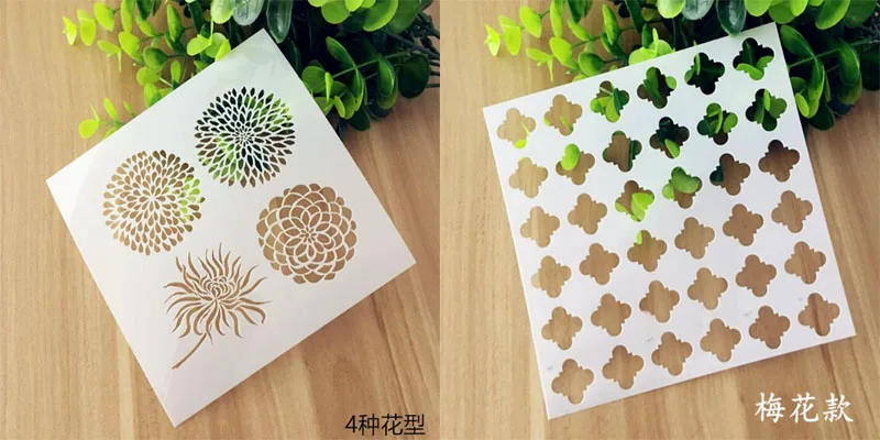 Золотой Трафарет Bullet Journal ажурный шаблон для рисования торт спрей Напечатанный Шаблон декоративный кружевной трафарет Граффити Шаблон многоразовый - Цвет: Золотой