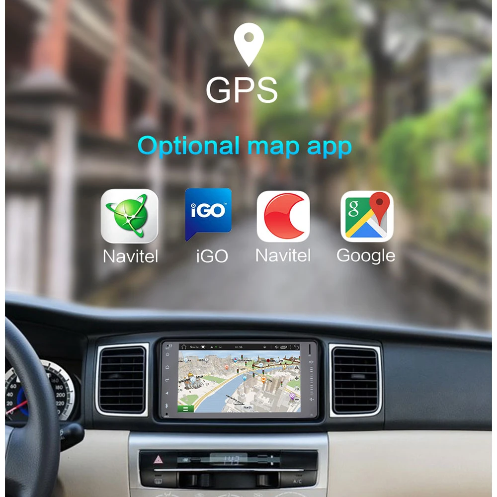 Автомагнитола 2 din на Android 9 1 мультимедийный проигрыватель с GPS-навигацией для Toyota