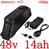48v electric bicycle battery 48v 13ah 13 6ah 14ah lithium ion battery use panasonic cell for 48v 500w 750w 1000w ebike motor