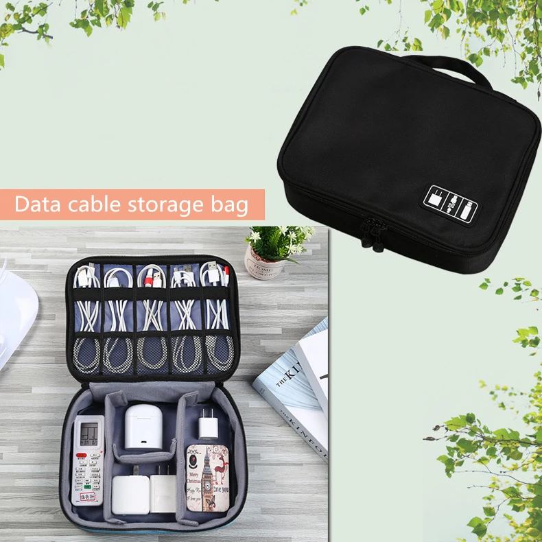 

Multifunction Digital Storage Bag USB Data Cable Earphone Wire pen Power bank Organizer Portable Travel Kit Case Pouch