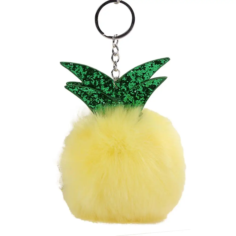 Унисекс искусственный помпон кулон брелок в виде ананаса сумка подвесной Декор