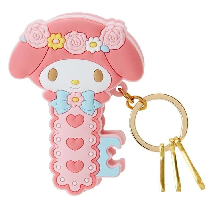 Мультфильм моя мелодия пудинг Cinnamoroll Собака силикагель брелки мороженое креативная игрушка кулон Животные Кукла Дети Женщины Подарки - Цвет: Черный