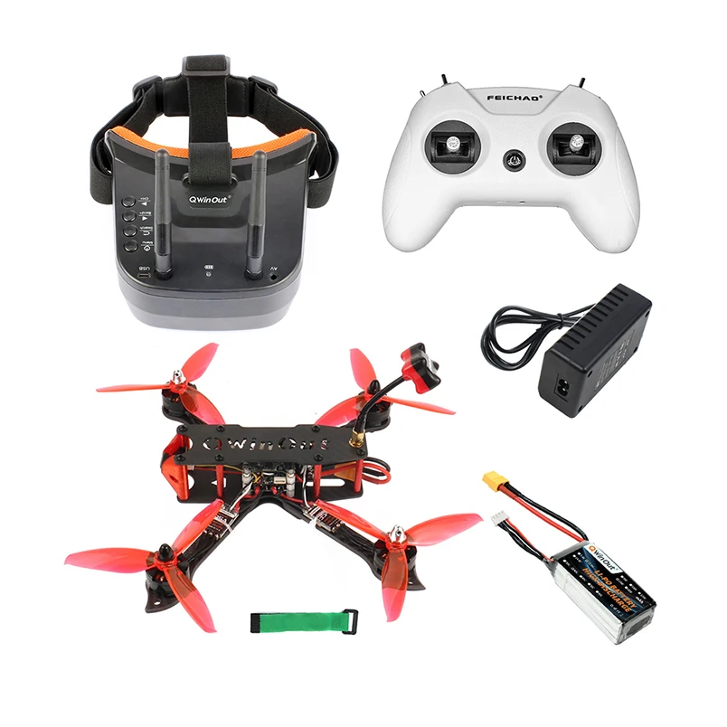 Three225 FPV гоночный Дрон 225 мм рама w/F4 Betaflight Pro V2 Встроенный OSD /BEC FC 1200TVL PAL Камера 2204-2300KV