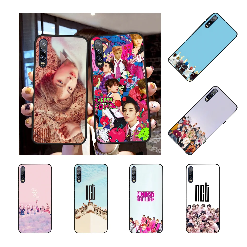 NBDRUICAI Hot NCT 127 Kpop Boy черный ТПУ мягкий чехол для телефона Huawei P30 P20 P10 P9 P8 Mate 20 10 Pro