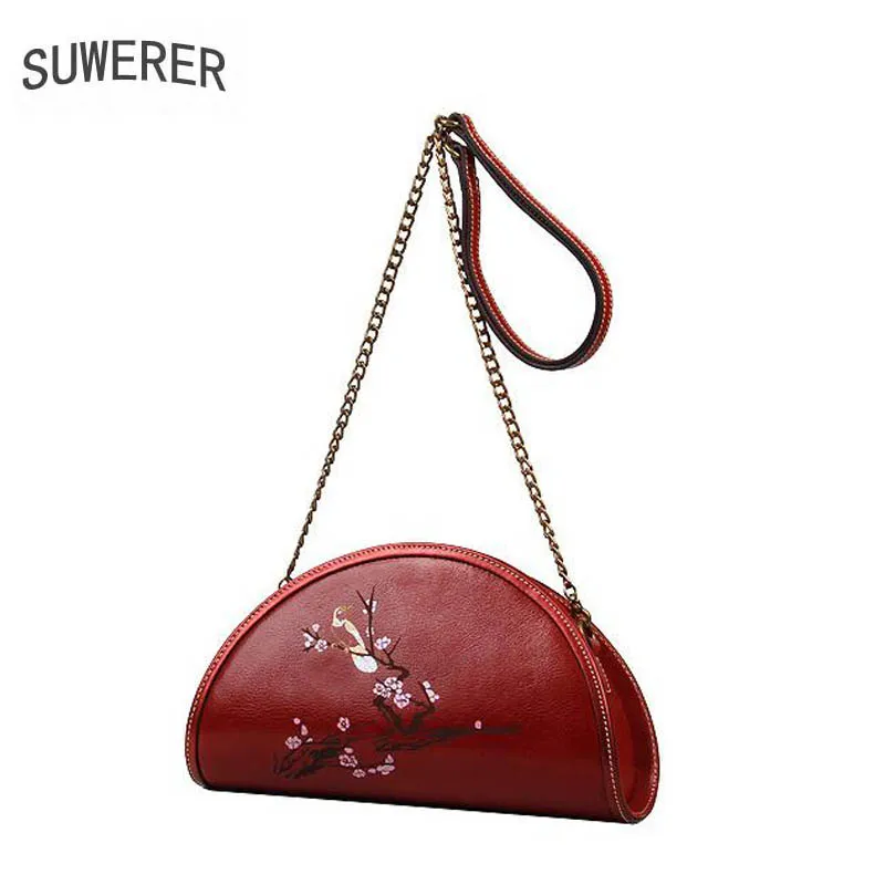 SUWERER новые роскошные сумки женские дизайнерская сумка на плечо из яловой кожи