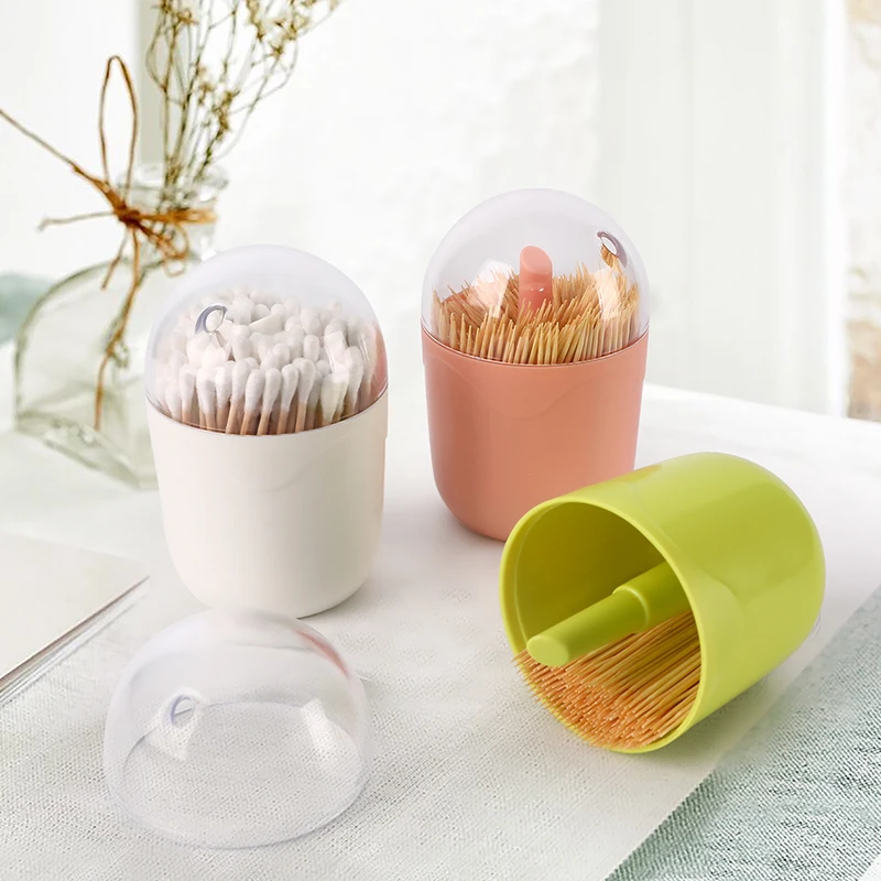 Реативная зубочистка ватный тампон коробка портативная для хранения зубочисток