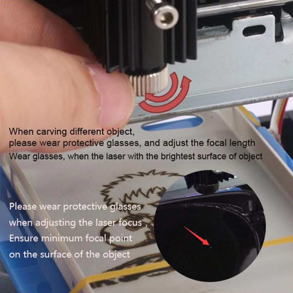 USB профессиональный лазерный гравер DIY настольный мини-станок с ЧПУ более быстрая