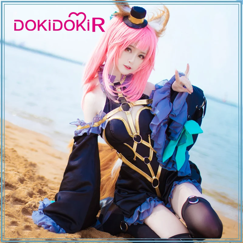 DokiDoki R Fate Косплей тамамо no Mae Magician Fate/Grand Order Fate/Экстра Костюм Хэллоуин|Игровые
