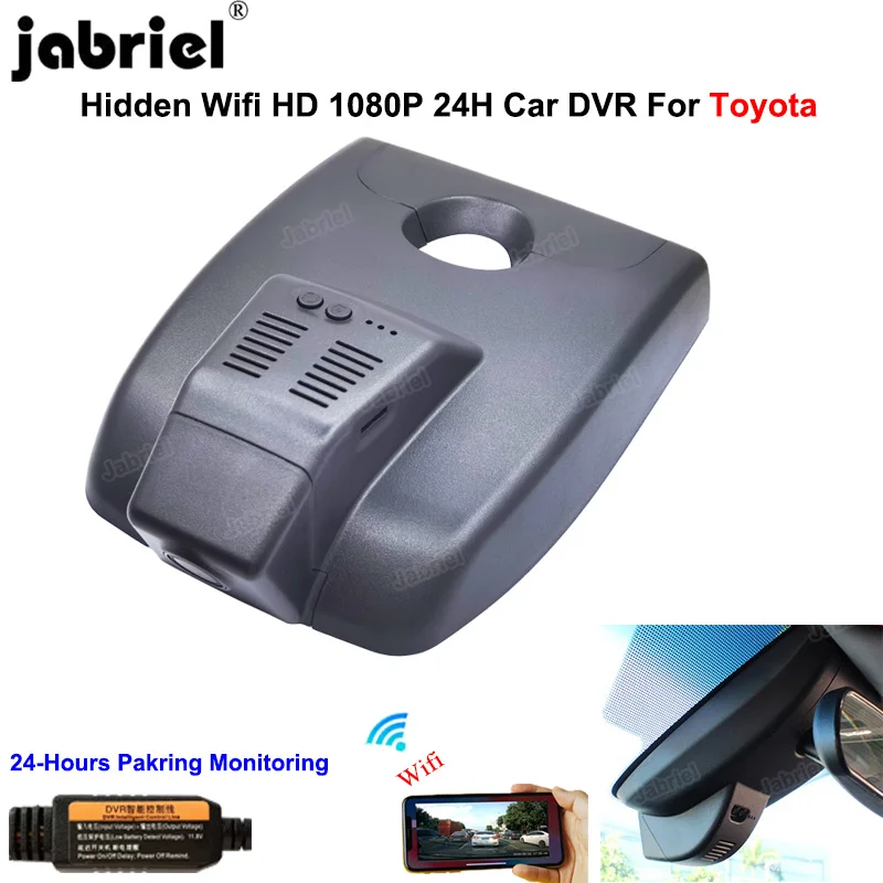 Jabriel Car Dvr Dash Cam Camera For Toyota Corolla L LE SE XSE XLE For Toyota Levin For Toyota Auris 2018 2019 2020 2021 E210