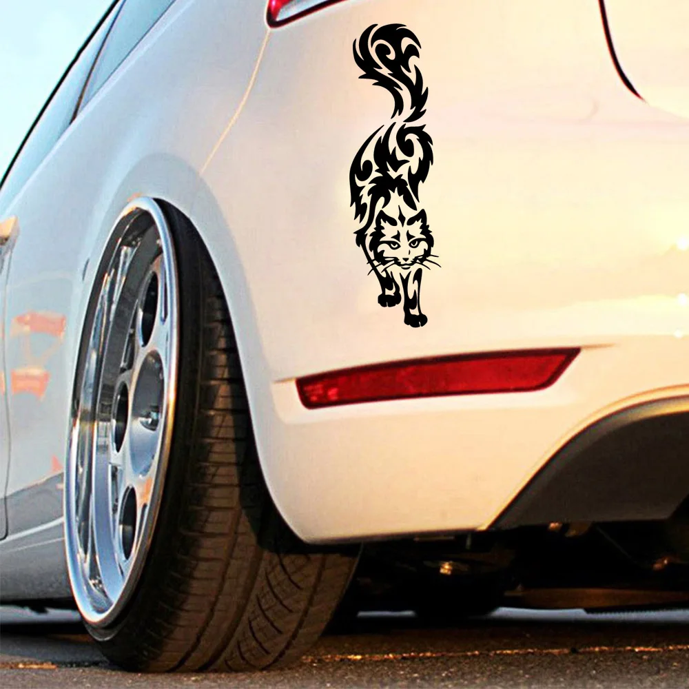 

Drop Shipping cat Auto Sticker Figure Diy Adhesive Window Car Stickers Waterproof Auto Sticker
