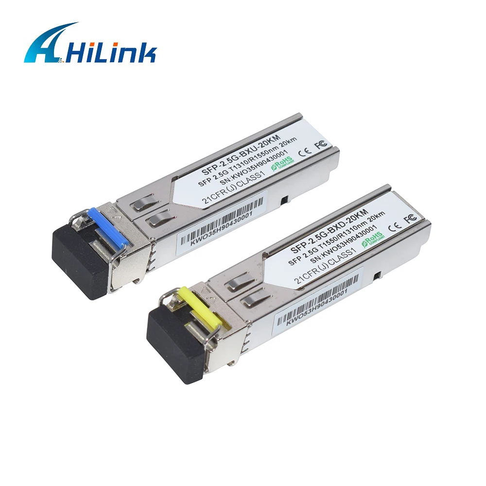 5 пар SFP 2 ГБ BiDi 1310 нм одностворчатый 20 км DDM LC коннектор опциональный трансивер |
