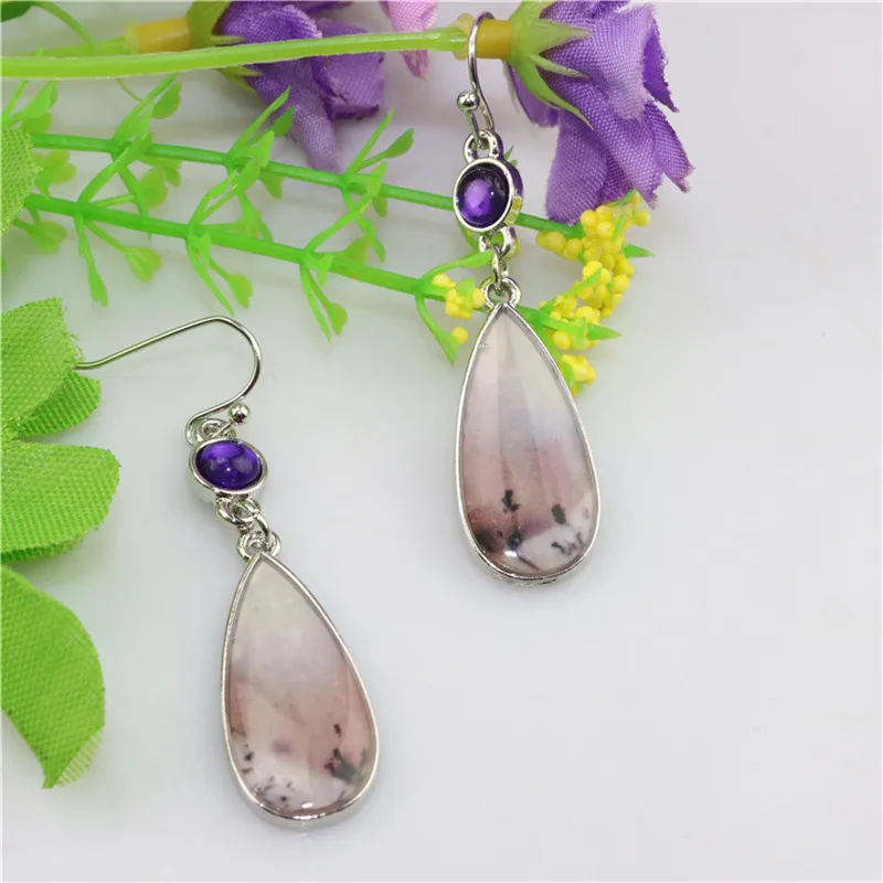 Женские серьги в форме капли элегантные Винтажные с имитацией натурального