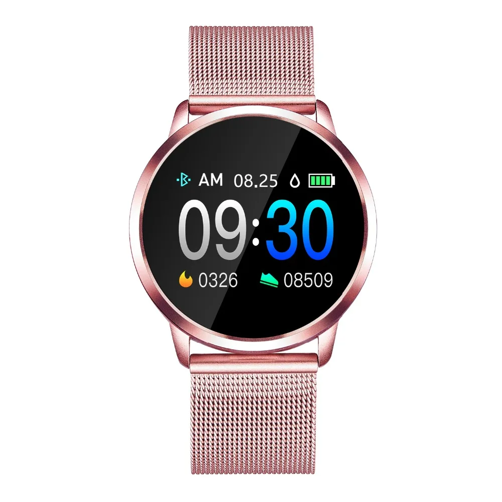 Новинка, Q8, Bluetooth, умные часы, нержавеющая сталь, водонепроницаемые, носимые устройства, умные часы, наручные часы для мужчин и женщин, фитнес-трекер, часы