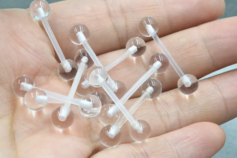 Новый стиль штанга для пирсинга языка Дамы Простой нос кольцо фиксатор шпилька