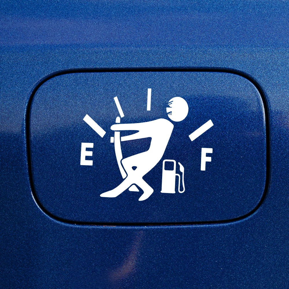 1 шт. Смешные автомобильные Стикеры тянуть наклейка на крышку топливного бака для