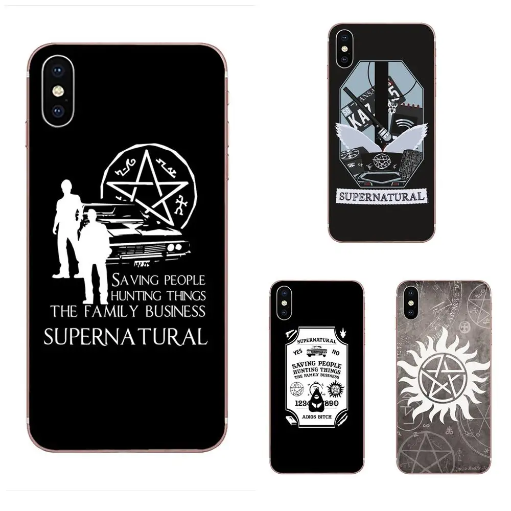 Сверхъестественное ТВ логотип мягкий Чехол для мобильного телефона Xiaomi Redmi Note 2 3