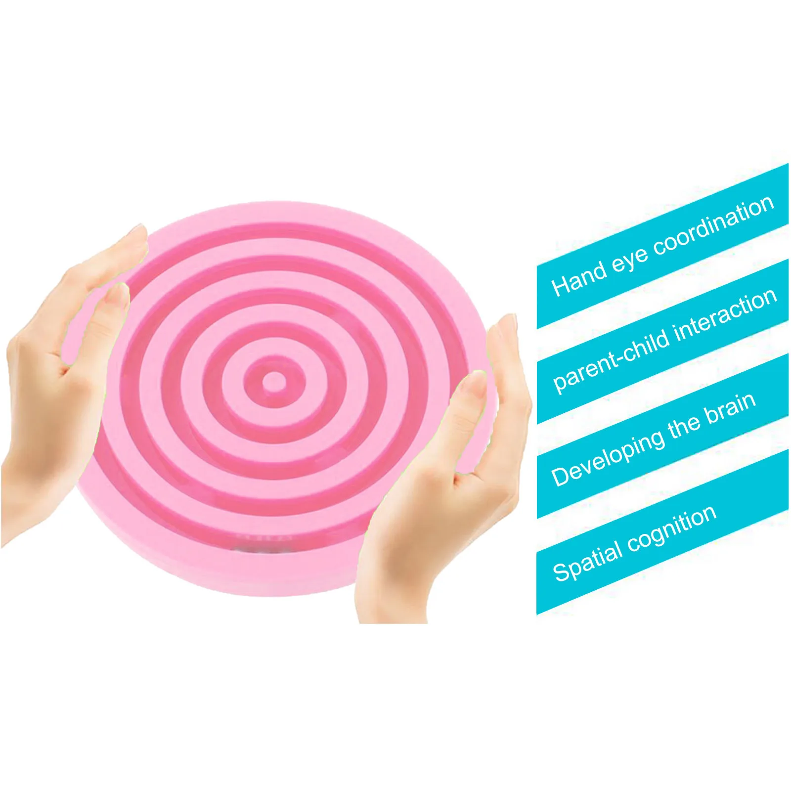 Three-dimensional Magical 3d Intelligence Ball Small Semicircle Balance Maze Portable Children's Toys | Игрушки и хобби