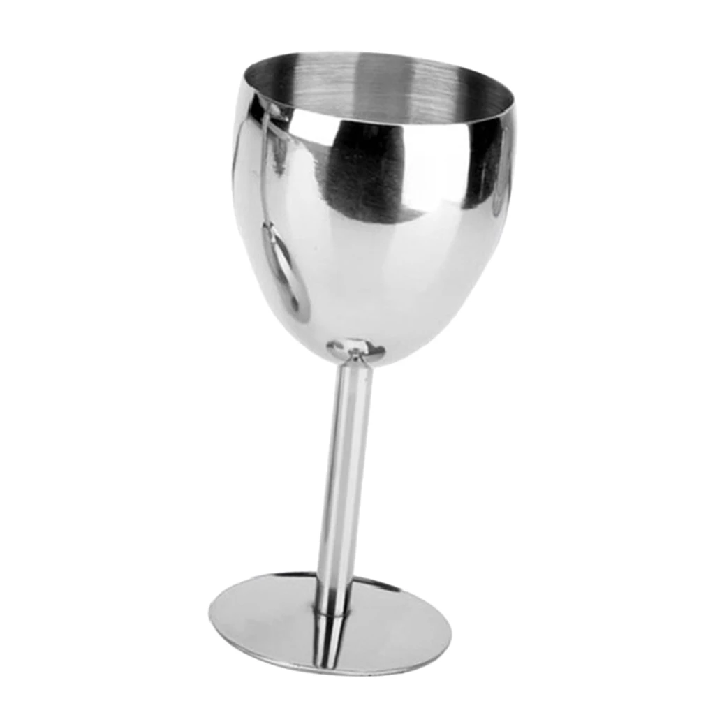 Бокалы Для Вина Goblets 14 5 см из нержавеющей стали бар патио спа посуда чашка для