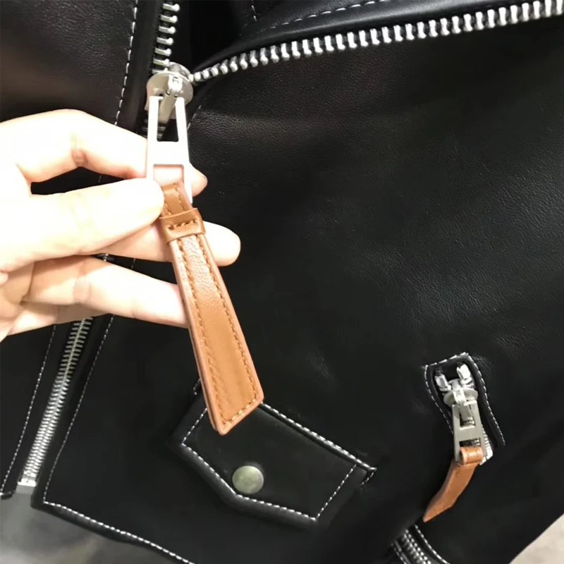 real leather jacket women genuine ladies lambskin | Женская одежда