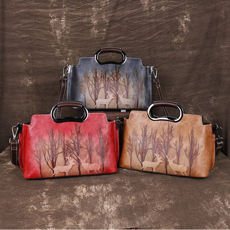 Высококачественная женская сумка из первоклассной кожи ручная работа