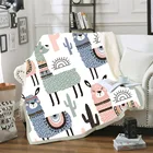 Рисунок Альпака Фланелевое флисовое покрывало для кровати мягкое, легкое, теплое и удобное одеяло