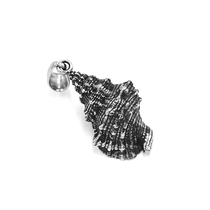 Кулон Рашка из нержавеющей стали Модная бижутерия в виде ракушки Байкерская