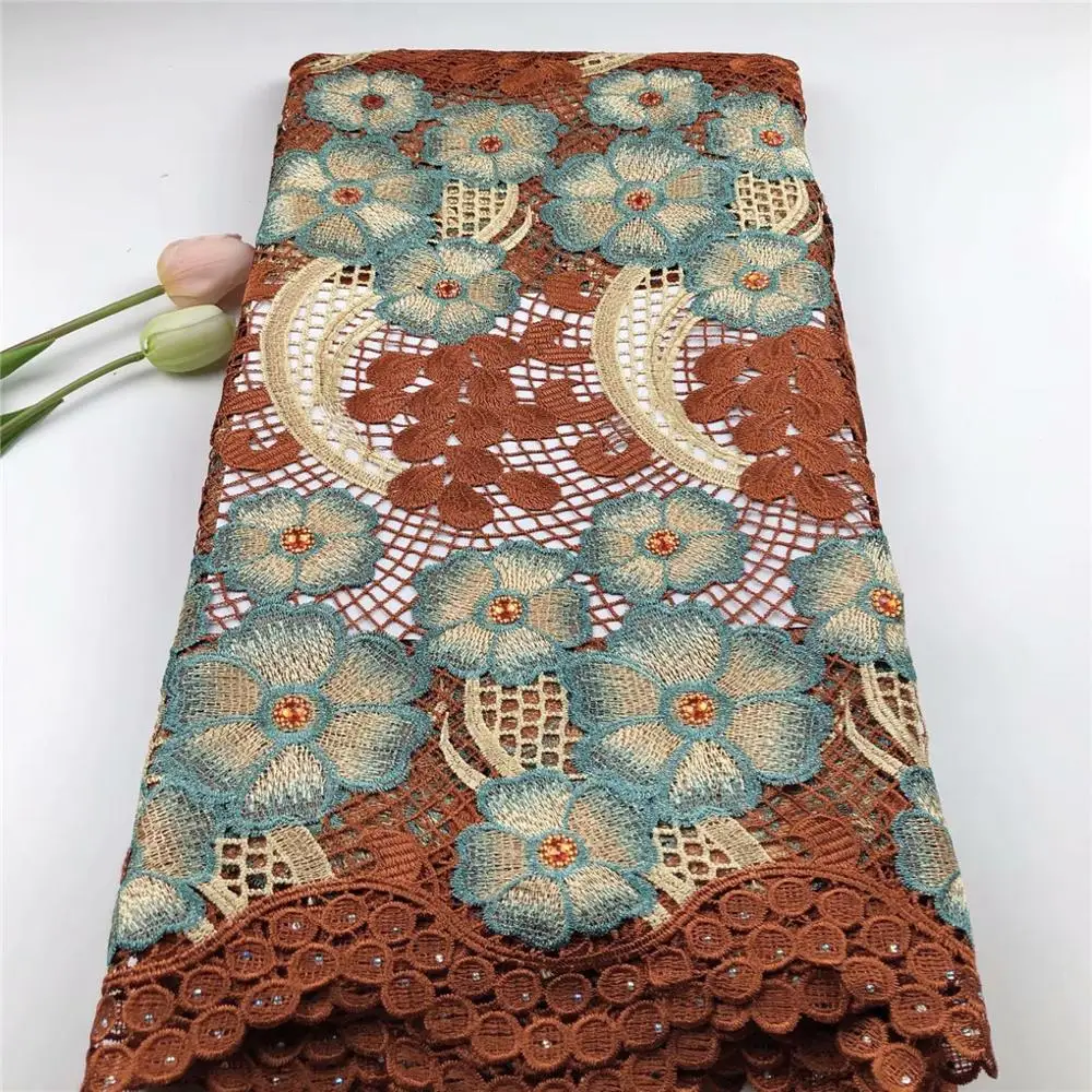 

2020 High Quality African Swiss Voile Lace In Switzerland For Party 2020 New Design Nigerian French Guipure Laces Fabric 5 Yards