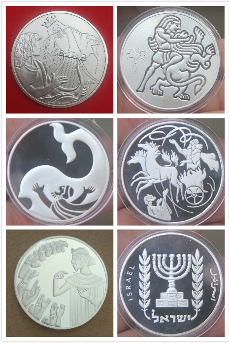 Израиль библейские истории медаль памятные монеты красивый Ближний Восток