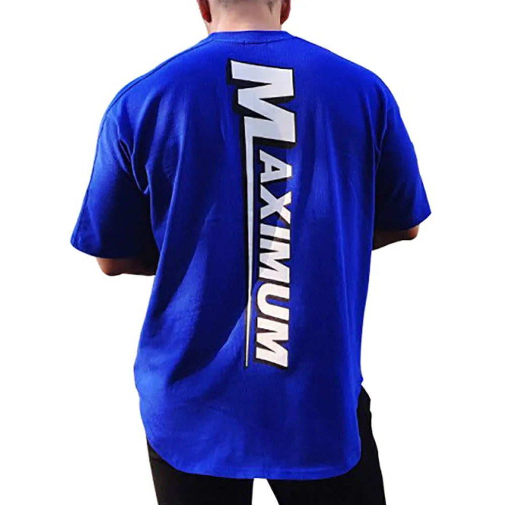 Летняя спортивная футболка для бодибилдинга новинка свободная эластичная