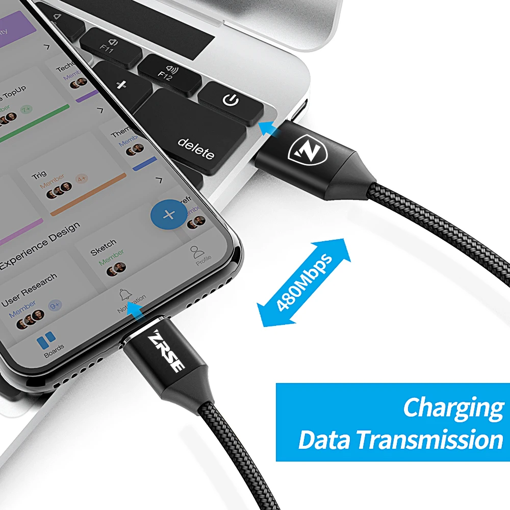 ZRSE Магнитный кабель для iPhone USB Магнитный кабель для зарядки данных Магнитный кабель для зарядки для iPhone 5S 6 6s 7 8 Plus 11 X XS XR