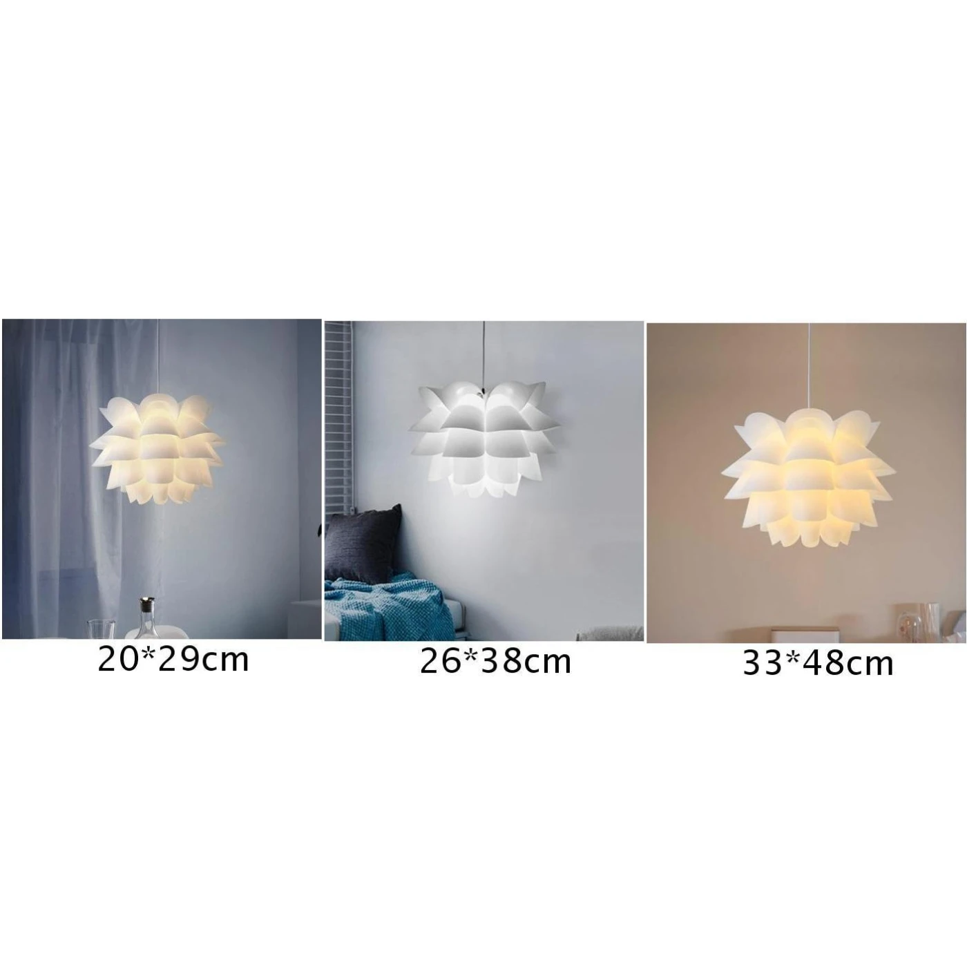 Домашний абажур Декор пластиковый дом сделай сам кулон тень украшение белый