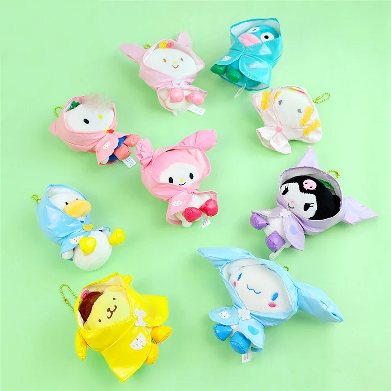 

New Cartoon Series Pendant Plush Toys Little Devil bunny Big Ear Dog Puding Kawaii Cartoon Peluches Keyring Dolls Gift