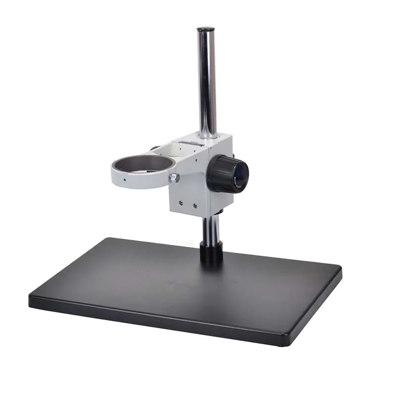 HAYEAR 3.5X~90X Zoom Magnification Stereo Microscope For Industrial PCB Repair Sturdy Pillar Stand Powerful 56-LED Ring Light |