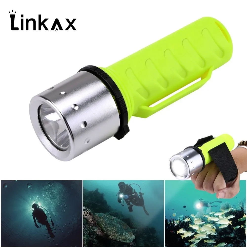 Профессиональный фонарик для дайвинга CREE XML T6 подводный дайвинг linternas