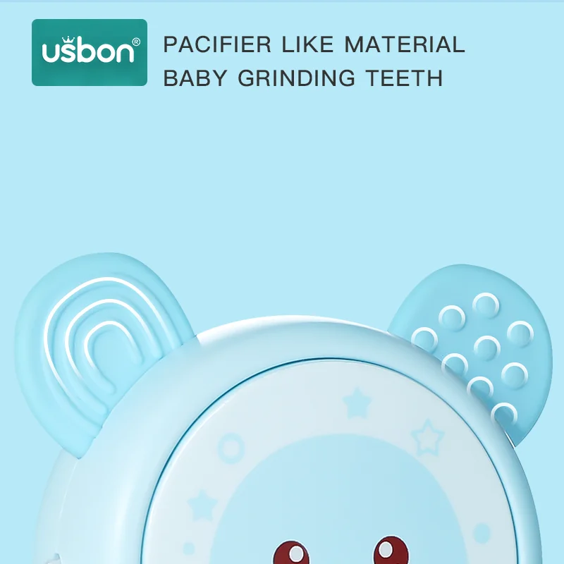 Usbon Детские ручные колокольчики игрушки головоломка музыка и светильник