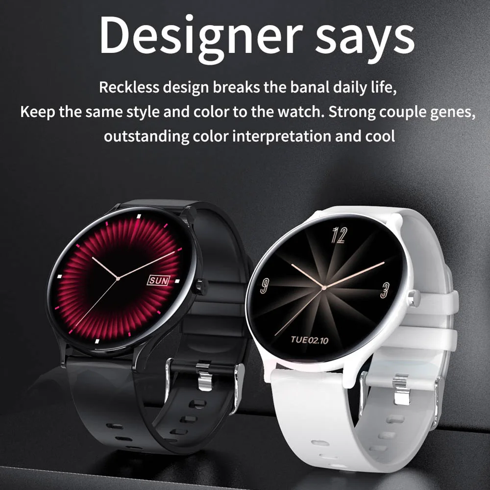 2020 ultra thin smart watch men women full touch screen bluetooth sports tracker fitness watch smartwatch for android ios phone free global shipping