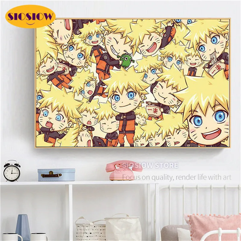 Набор для алмазной вышивки Наруто картина 5D сделай сам с аниме рисунком мозаика