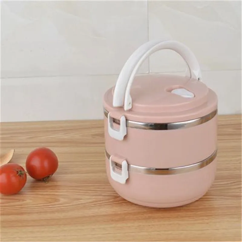 

Multi-layer Kids Lunch Box Stainless Steel Thermal Heated Bento Box Food Containers Large Capacity Vacuum Insulation Boxes