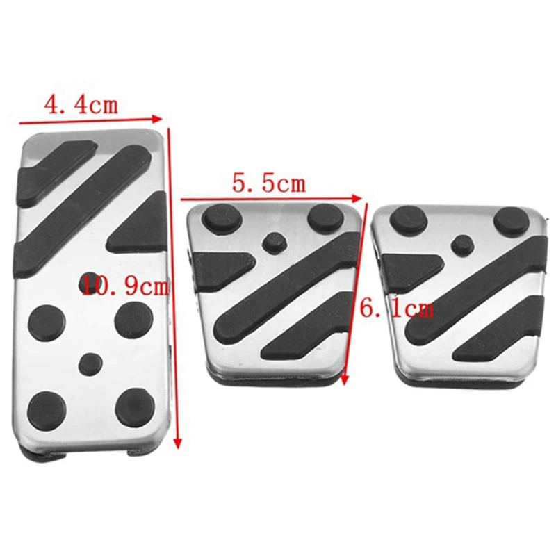 

Car Clutch Brake Accelerator Pedal Foot Rest Pedals Covers for Mitsubishi ASX / Outlander / Lancer