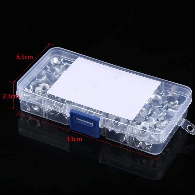 HTHL-90pcs четыре зубчатые т гайки глухая гайка с кольцевой вставкой для деревянной