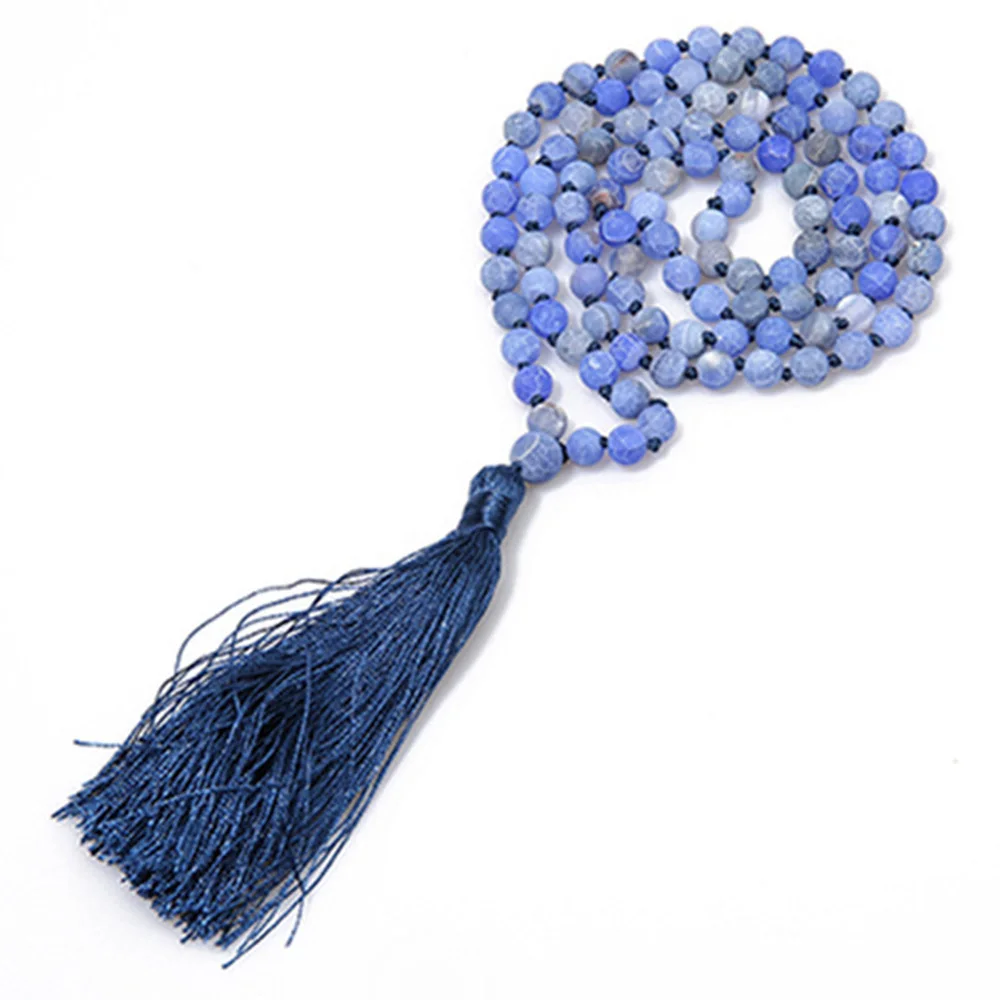 6 мм драгоценные камни ручной работы Богемия кисточкой кулон последний стиль