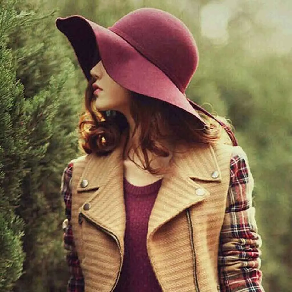 Фетровая женская шляпа-котелок Осень-зима 10 см | Аксессуары для одежды