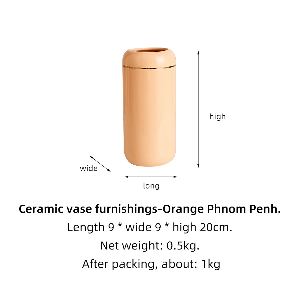 

Ceramic Vase Nordic Home Decoration Plant Pots Decorative Flower Vase Living Room Decoration Modern Countertop Vase Gifts