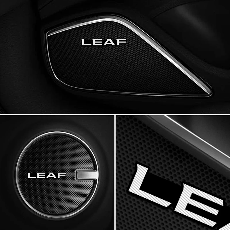 10 шт. 3D алюминиевый динамик стерео значок эмблема наклейка для Nissan Leaf Qashqai j10 j11 x