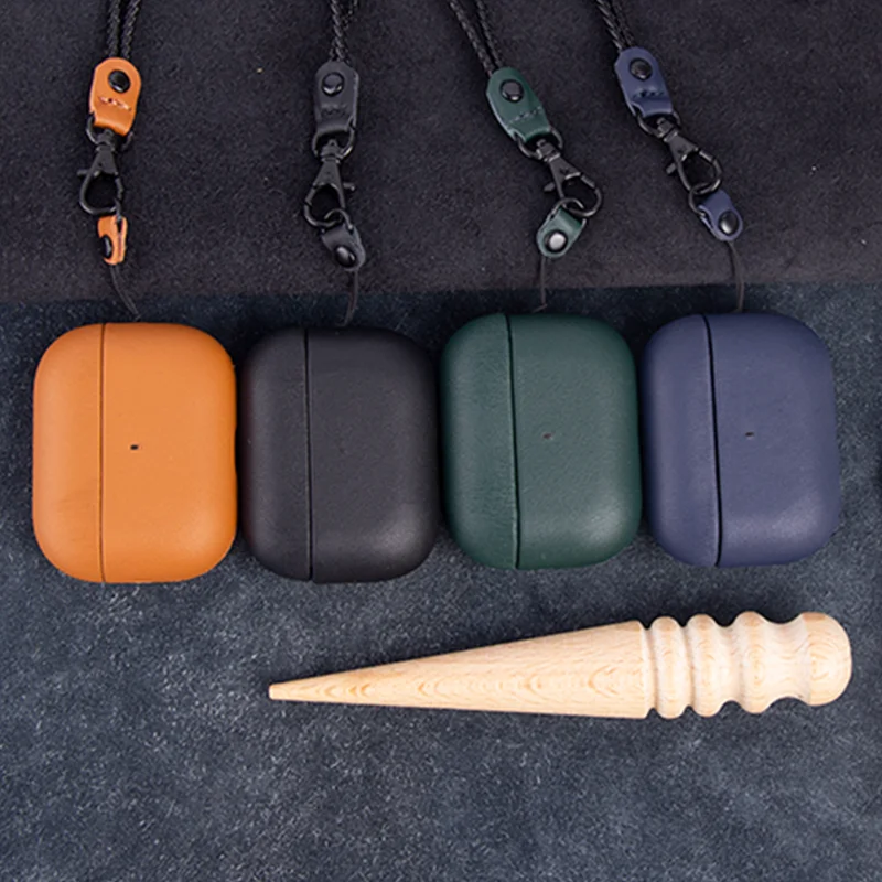 

Luxury Premium Leather Case For Airpods 3 Pro Genuine Skin Air Pods Pro 3Gen Wireless Bluetooth Earphone Coque Funda Para Skin