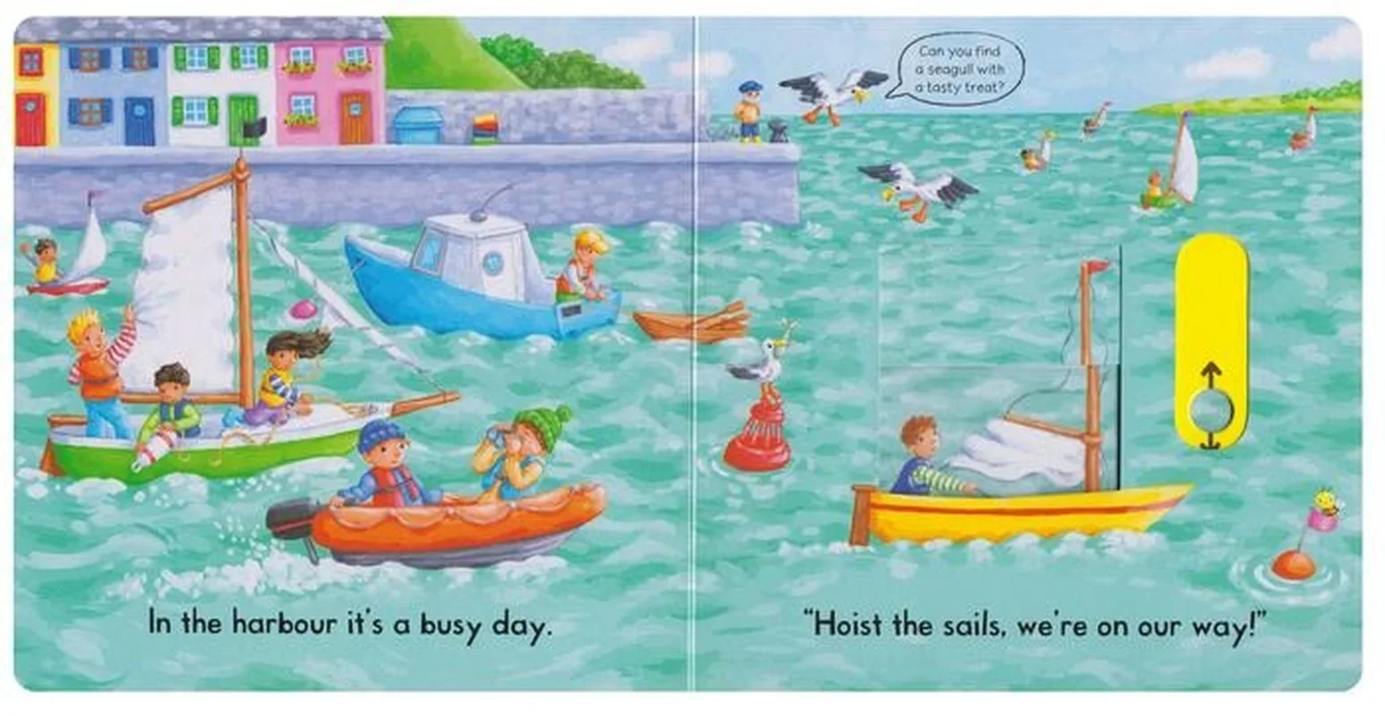 Кэмпбелл занятая лодкой движущаяся Механическая книга с откидной крышкой